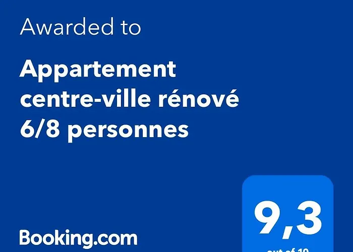 Appartement Centre-Ville Renove 6/8 Personnes